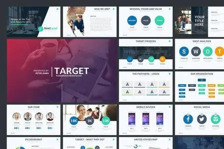 CreativeMarket - Target Powerpoint Template