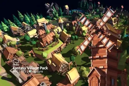 Unity Asset - Fantasy Village Pack - Low Poly 3D Art v1.3.3