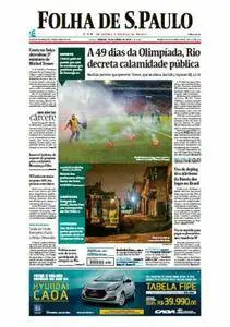 Folha de São Paulo - 18 de junho de 2016 - Sábado