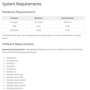 ManageEngine DataSecurity Plus 5.0.0 Build 5004 Professional