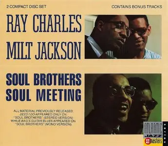 Ray Charles & Milt Jackson - Soul Brothers / Soul Meeting (1958) [2CD Set]