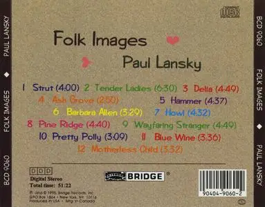 Paul Lansky - Folk Images (1995) {Bridge Records BCD 9060}