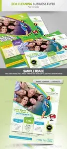 GraphicRiver Eco Cleaning Service Flyer Ad