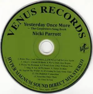 Nicki Parrott - Yesterday Once More ~ The Carpenters Song Book (2016)