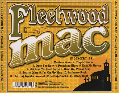 Fleetwood Mac - Preaching The Blues. In Concert 1971 (2011)