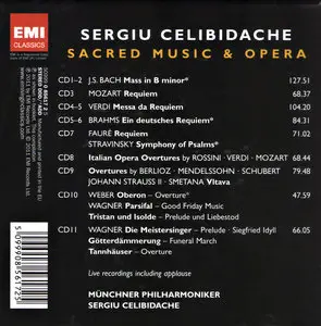Celibidache - Sacred Music & Opera (2011, EMI Classics # 5099908561725) [11 CD Box]