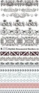 Vectors - Stylish Ornamental Borders 19
