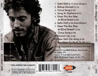 Bruce Springsteen - Acoustic Radio 1973 (2015) {Good Ship Funke GSF006}