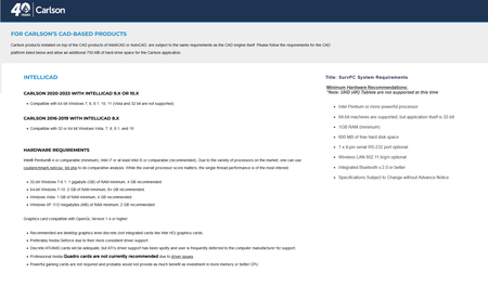 Carlson Civil Suite 2023