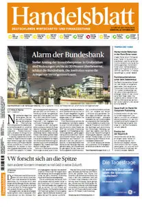 Das Handelsblatt vom 22 Oktober 2013