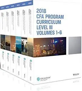 CFA Program Curriculum 2018 Level III Volumes 1-6 Box Set