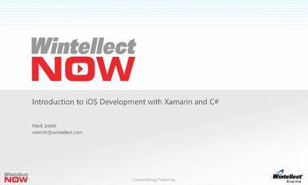 Introduction to iOS Development with Xamarin and C#