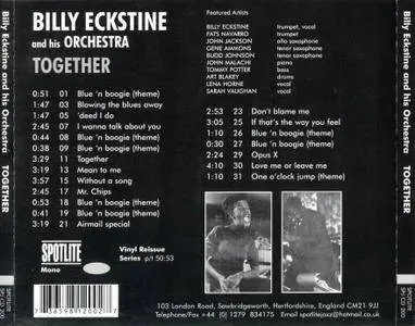 Billy Eckstine And His Orchestra - Together (1945/1971)