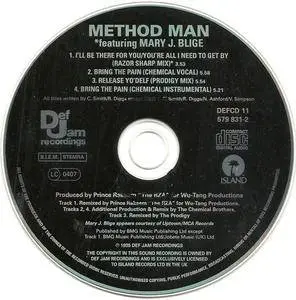 Method Man - I'll Be There For You/You're All I Need To Get By (UK & US CD5) (1995) {Def Jam}