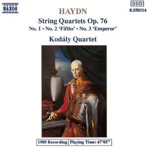 Kodály Quartet - Joseph Haydn: String Quartets Op. 76 Nos. 1-3 (1991)