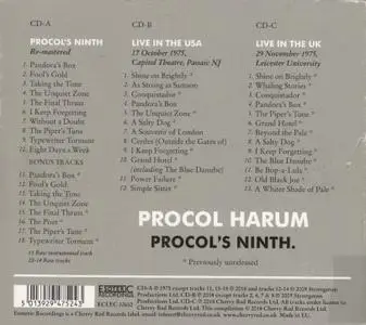 Procol Harum - Procol's Ninth (Remastered) (3CD Box Set) (2018)