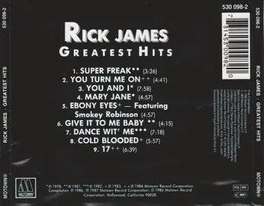 rick james greatest hits