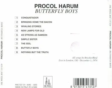 Procol Harum - Butterfly Boys (1995)