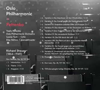 Vasily Petrenko, Oslo Philharmonic Orchestra, Louisa Tuck - R.Strauss: Don Quixote; Don Juan; Till Eulenspiegels (2019)