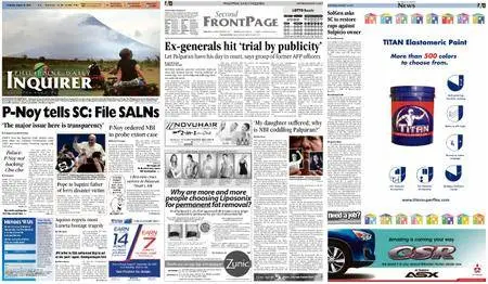 Philippine Daily Inquirer – August 16, 2014