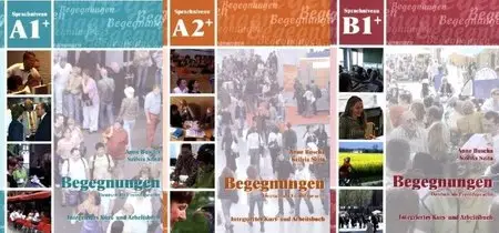 Begegnungen Deutsch als Fremdsprache A1+; A2+; B1+: Integriertes Kurs- und Arbeitsbuch mit Lösungsschlüssel +7 Audio-CD's