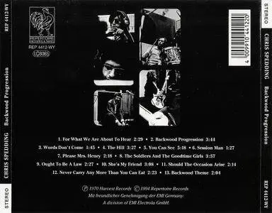 Chris Spedding ‎– Backwood Progression (1971) [Remastered 1994]
