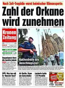 Kronen Zeitung Burgenland - 21. August 2017