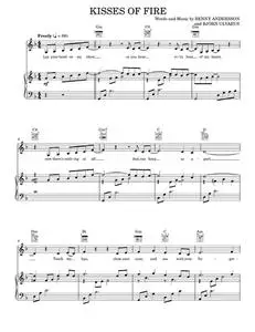Kisses of fire - ABBA (Piano-Vocal-Guitar)