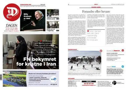 Dagen Norge – 22. februar 2018