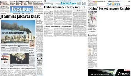 Philippine Daily Inquirer – September 11, 2004