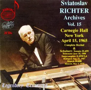 Sviatoslav Richter: Doremi Archives vol.15 (Carnegie Hall, April 1965)