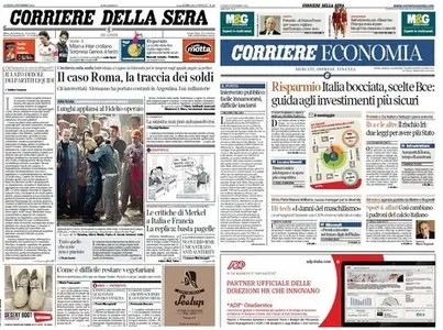 Il Corriere della Sera (08-12-14) + Corriere Economia