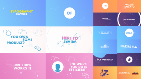 Dynamic/Kinetic Typography Pack - Project for After Effects (VideoHive)