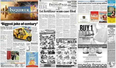 Philippine Daily Inquirer – April 14, 2011