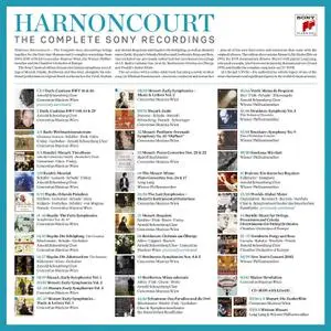 Nikolaus Harnoncourt - The Complete Sony Recordings, Part 7 [6CDs] (2016)