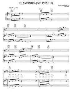 Diamonds And Pearls - Prince, Prince & The New Power Generation (Piano-Vocal-Guitar)