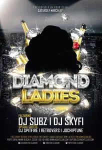 Diamond Ladies Club Flyer Template