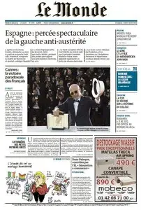 Le Monde du Mardi 26 Mai 2015