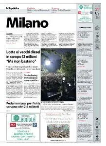 la Repubblica Milano - 29 Luglio 2018