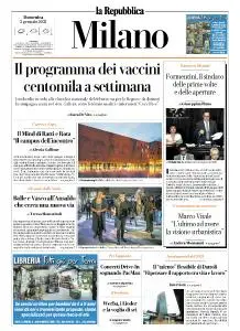 la Repubblica Milano - 3 Gennaio 2021