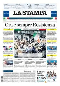 La Stampa Biella - 25 Aprile 2023