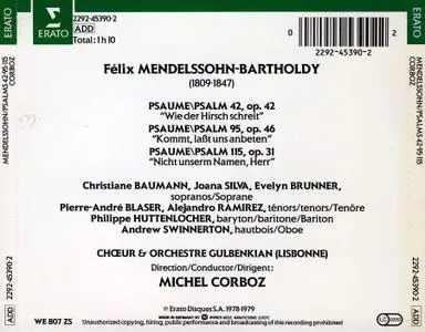 Michel Corboz, Choeur & Orchestre Gulbenkian - Felix Mendelssohn Bartholdy: Psalms 42, 95, 115 (1993)