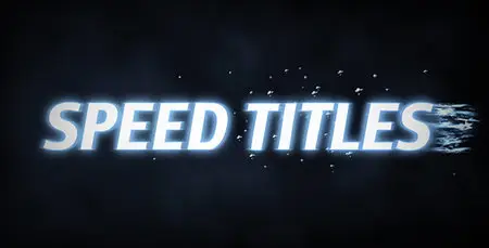 Speed Titles - Project for After Effects (VideoHive)