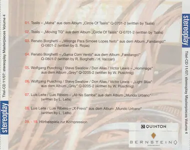 VA - Masterpieces Volume 4 [STEREOPLAY] {Germany 2007}