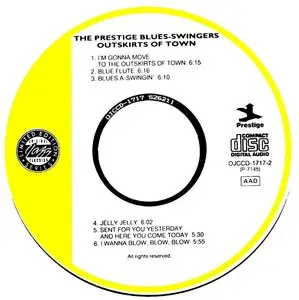 The Prestige Blues-Swingers - Outskirts Of Town (1958) {Prestige OJCCD-1717-2 rel 1992}