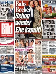 Bild Zeitung vom 02. November 2011