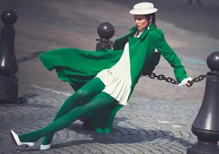 Kasia Struss by David Bellemere for Vogue China Collections June 2015