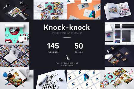 CreativeMarket - Knock-knock Mockups