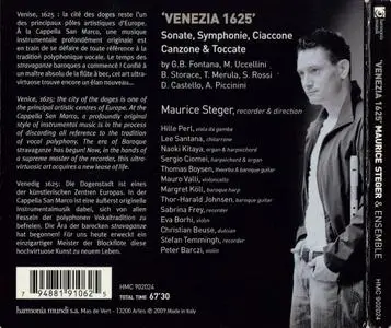 Maurice Steger & Ensemble - Venezia 1625 (2009) (Repost)