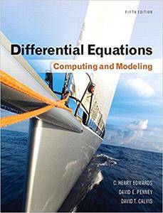 Differential Equations: Computing and Modeling (5th edition)